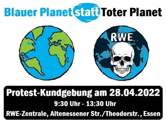 Dead Planet Award an RWE – Kritik zur Hauptversammlung