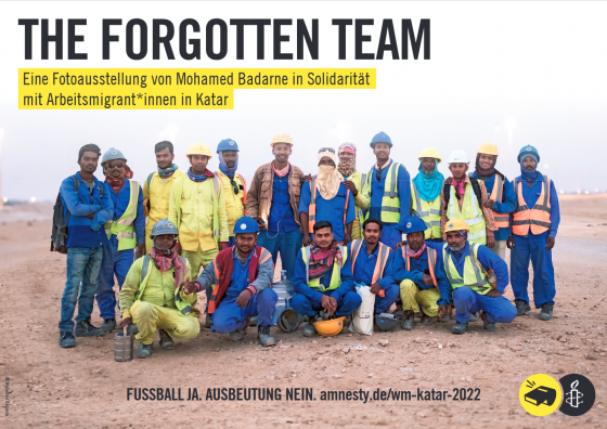 „The Forgotten Team“ – Amnesty International München mit Aktion zur WM