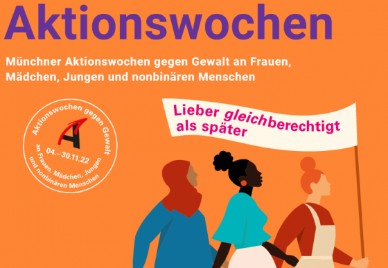 Aktionswoche gegen Gewalt an Frauen in München