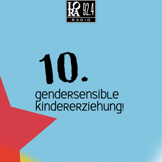 10. Türchen LORA Adventskalender – Gendersensible Erziehung