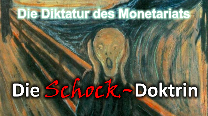 Die Diktatur des Monetariats - Die Taktiken der neoliberalen Akteure - Die Schock-Doktrin