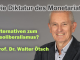 Die Diktatur des Monetariats - Alternativen/Auswege aus dem Neoliberalismus? - Prof. Dr. Walter Ötsch