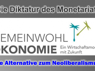 Die Diktatur des Monetariats - Auswege aus dem Neoliberalismus? Die Gemeinwohlökonomie