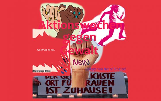 Aktionswochen gegen Gewalt an Frauen, Mädchen, Jungen und nichtbinären Menschen