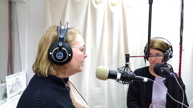 Monika Schmid-Balzert (inks), SPD; Simone Schirmer (rechts ), Die Linke; Foto privat