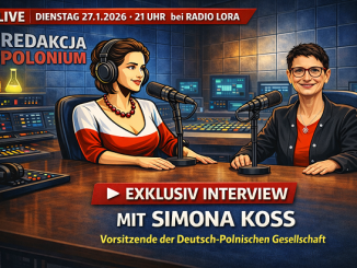 Simona Koß (rechts) bei Redakcja Polonium