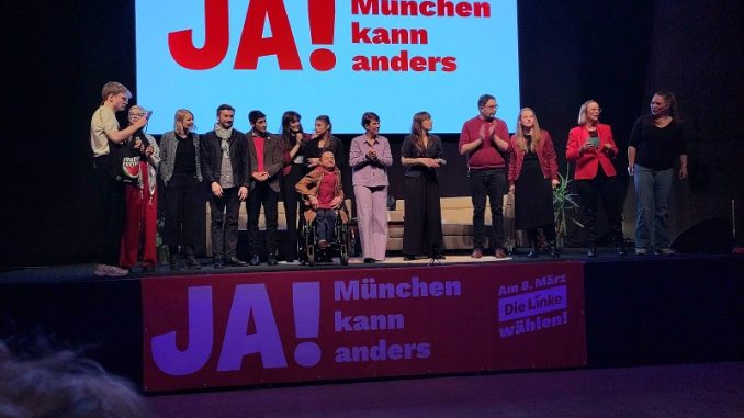 Partei die Linke - Besuch in München, Foto privat