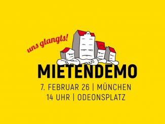Mietendemo am Am 7. Februar 2026 um 14 Uhr am Odeonsplatz